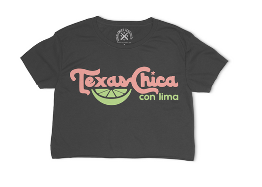 Texas Chica Con Lima Cropped Tee