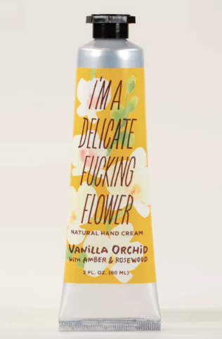 I'm A Delicate Fucking Flower Vanilla Orchid with Amber & Rosewood