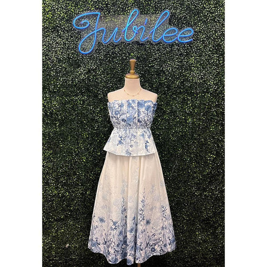 Suki Blue Floral Dress
