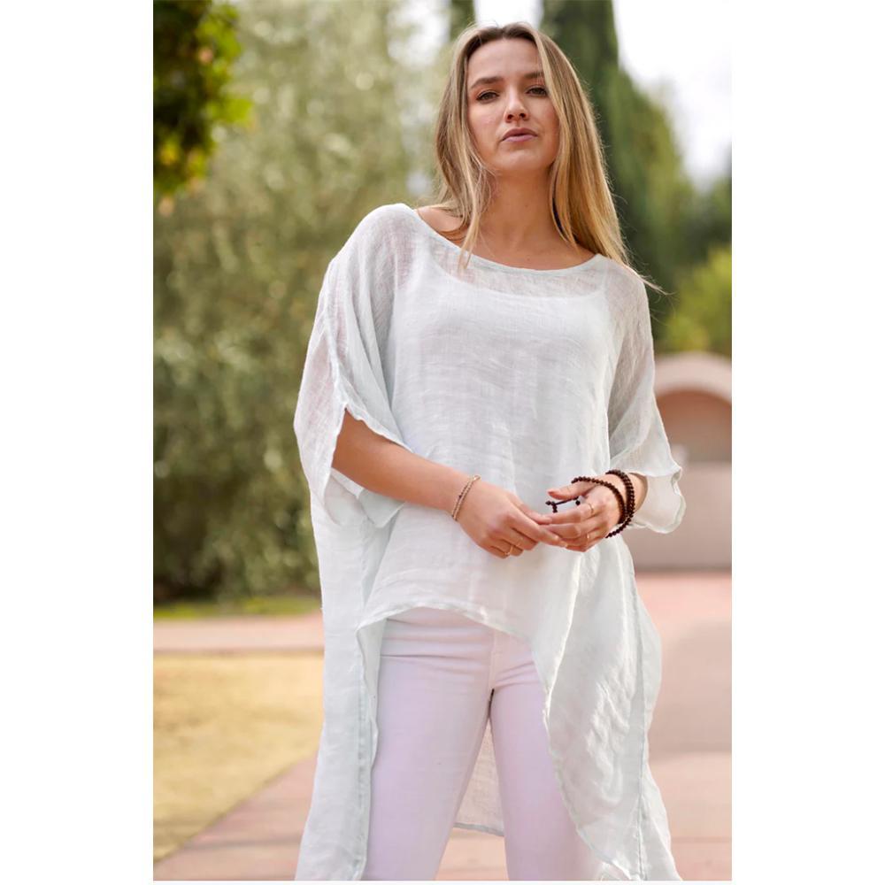 Paloma Linen Gauze Top