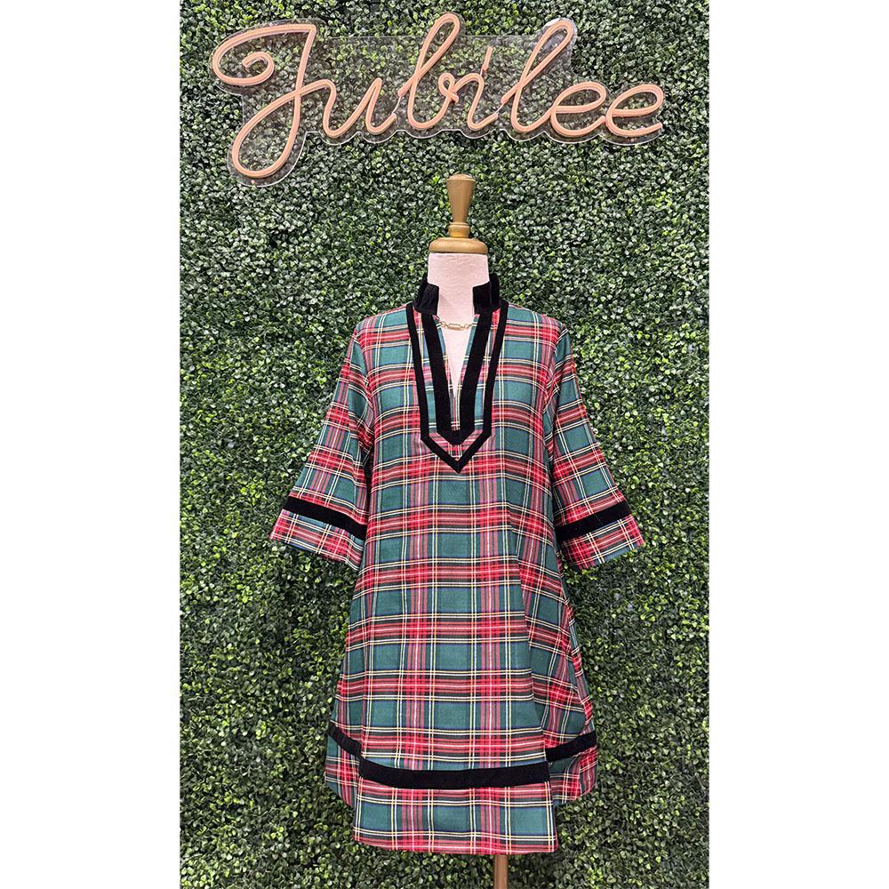 Eretia Plaid Mini Dress