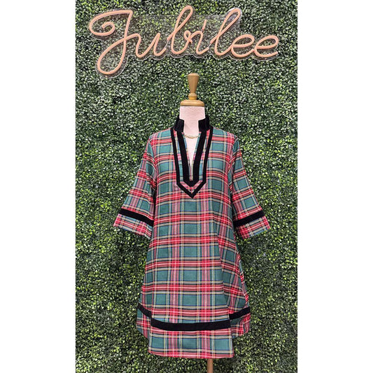 Eretia Plaid Mini Dress
