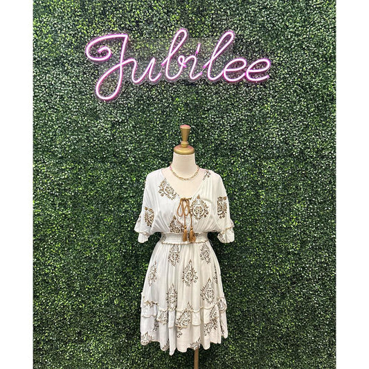 Cassie Boho Mini Dress