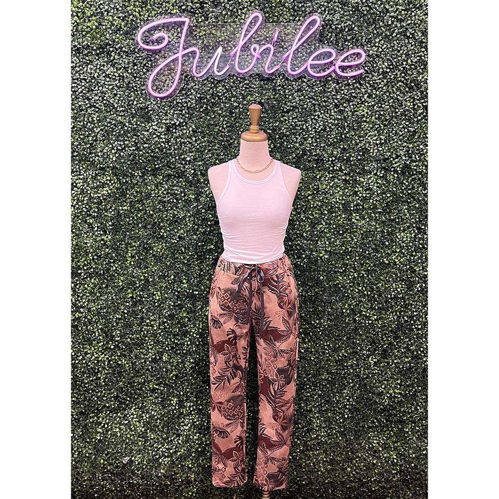 Ember Forest Faux Suede Joggers