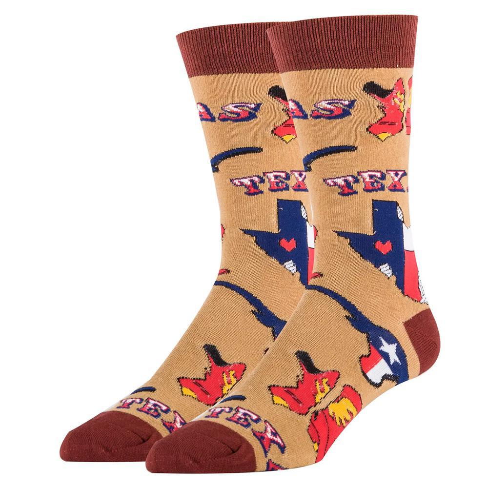 Texas Love | Women's Cotton Crew Funny Novelty Socks