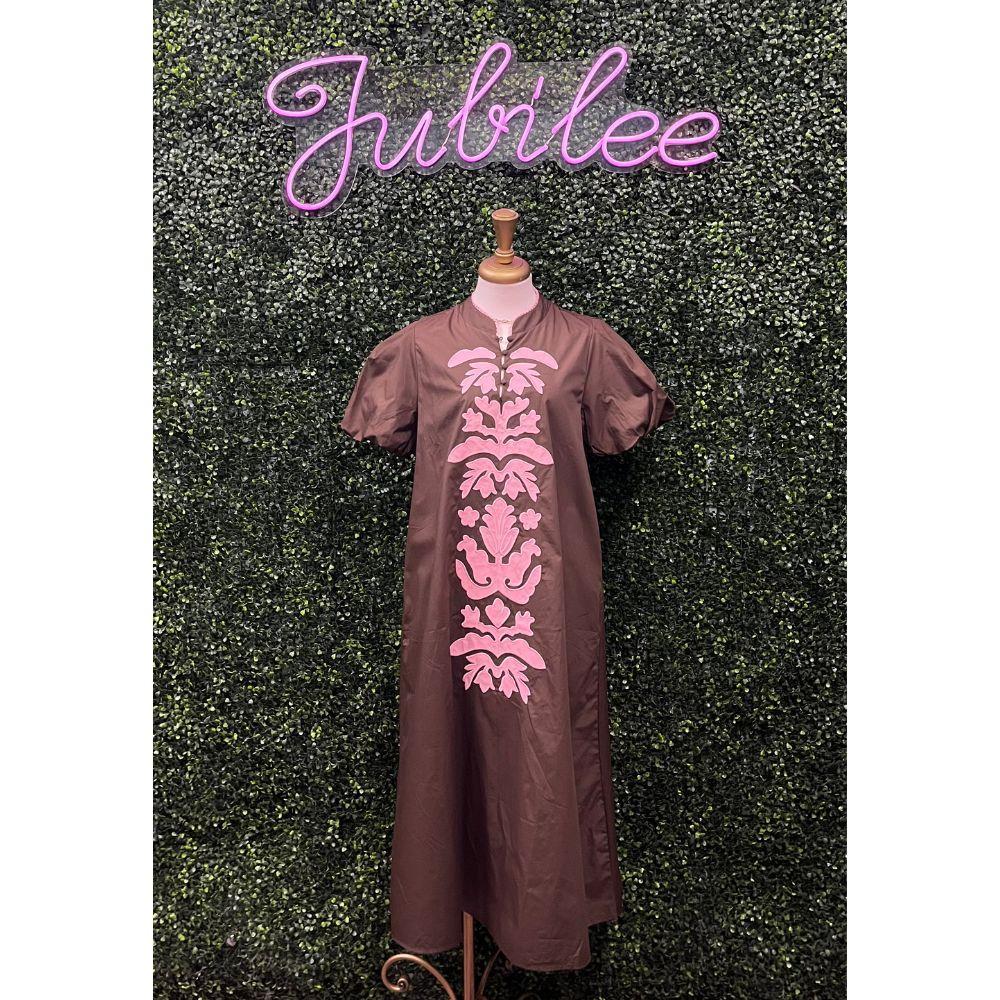 Thalia Embroidered Dress