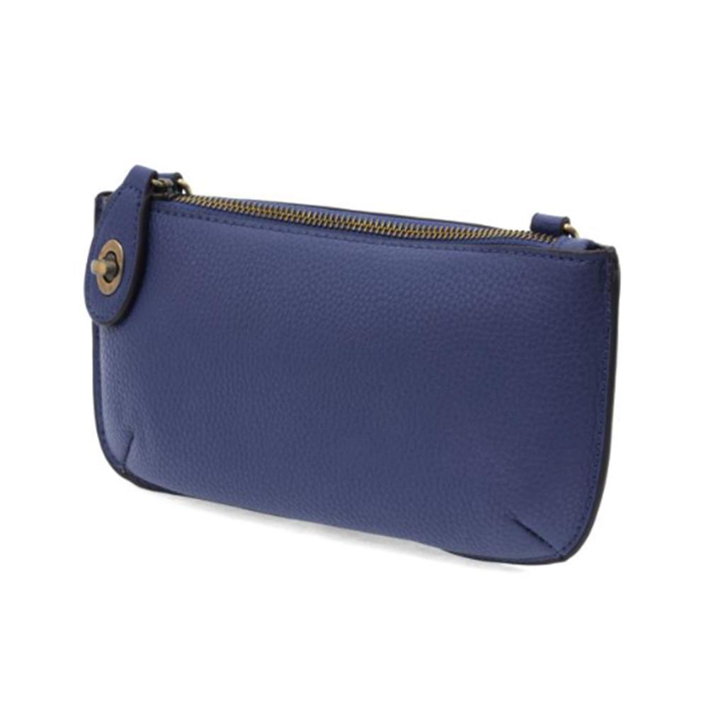 Dark Cobalt Mini Crossbody Wristlet Clutch