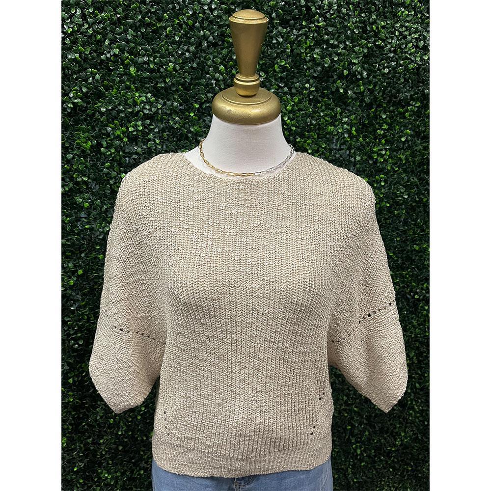 Sera Cropped Knit Sweater