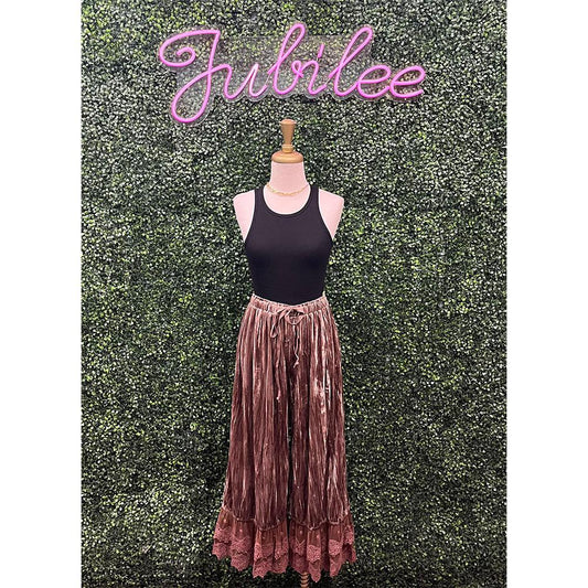 Valora Velvet Drawstring Pants