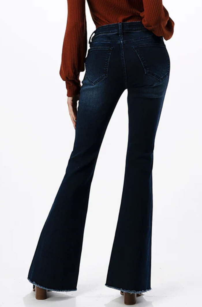 Sloane Dark Wash Center Seam Jeans - Easy Fit