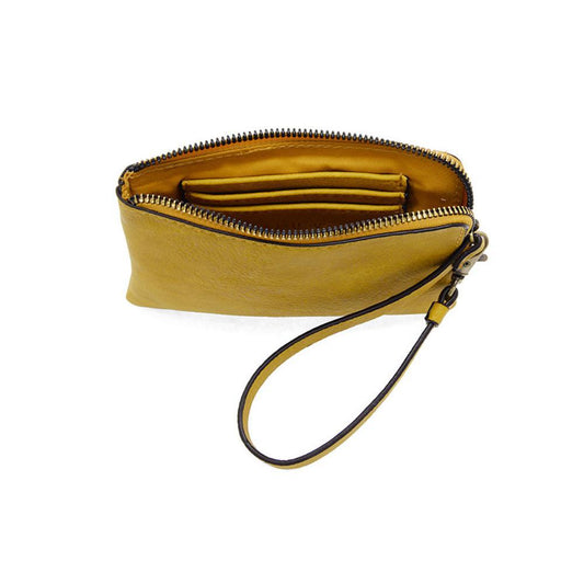 Mustard Pippa Wristlet Pouch