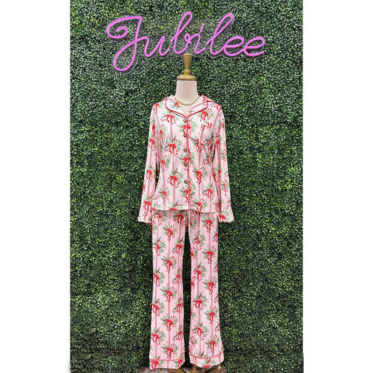 Christmas Bow Holiday Lounge Set