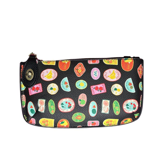 Black Farmers Market Mini Wristlet Crossbody