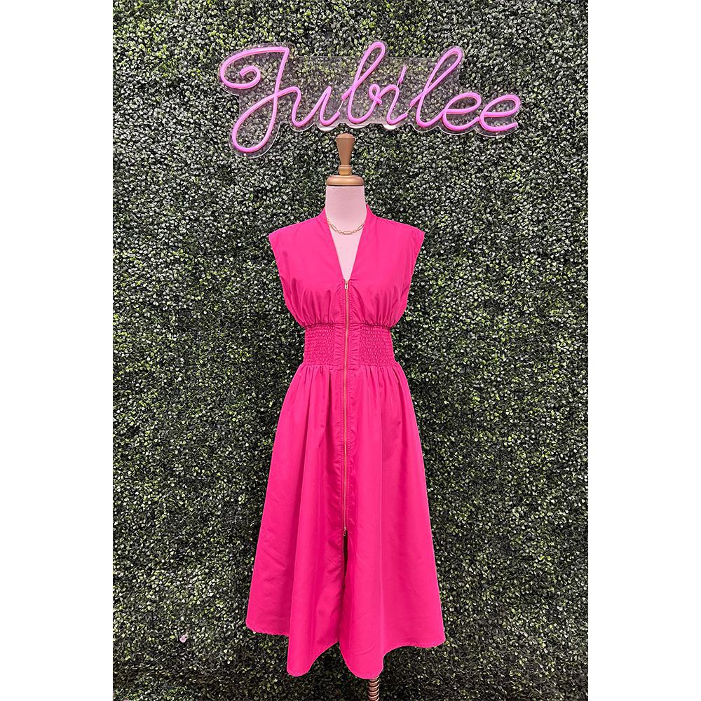 Winslow Pink Midi Dress