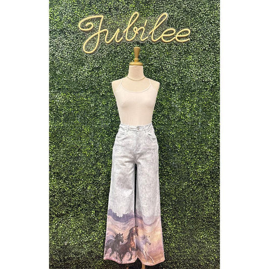 Sunset Horse Jeans