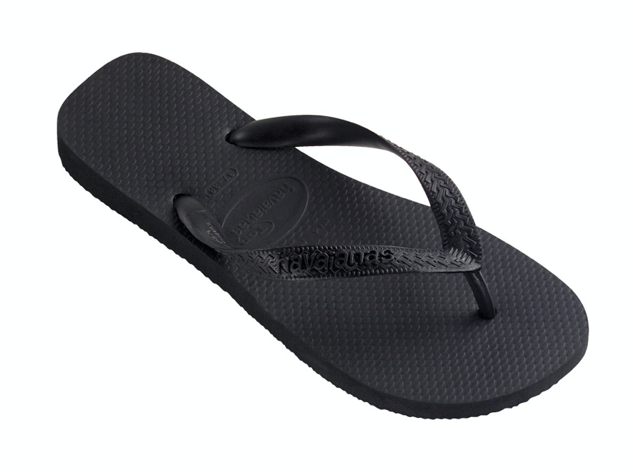 Black Havaianas Flip Flops Unisex