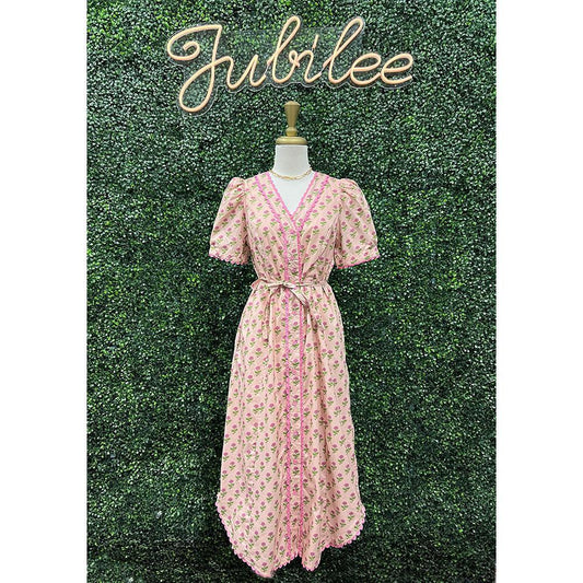 Carra Ecru Midi Dress