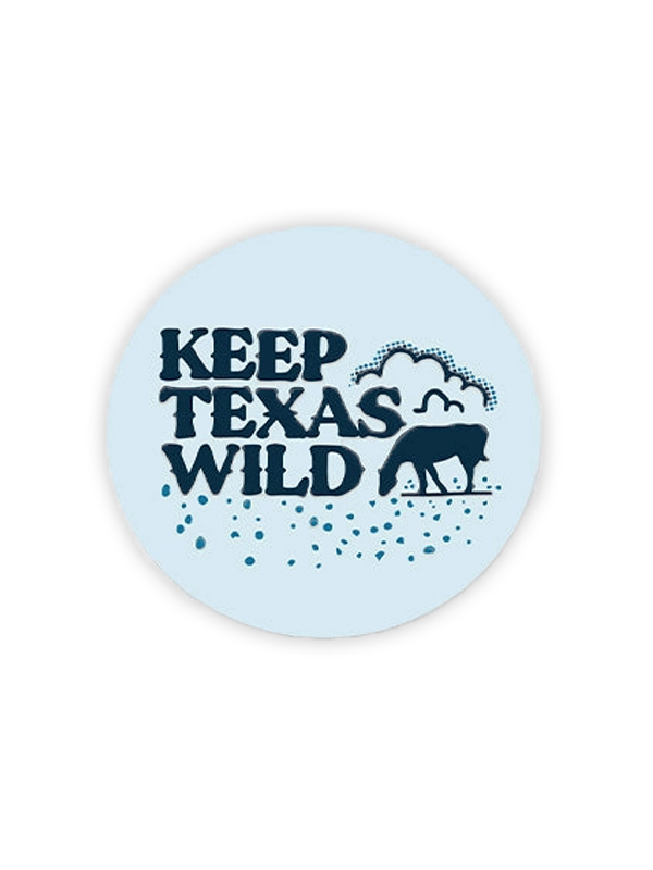 Horse Keep Texas Wild Sticker