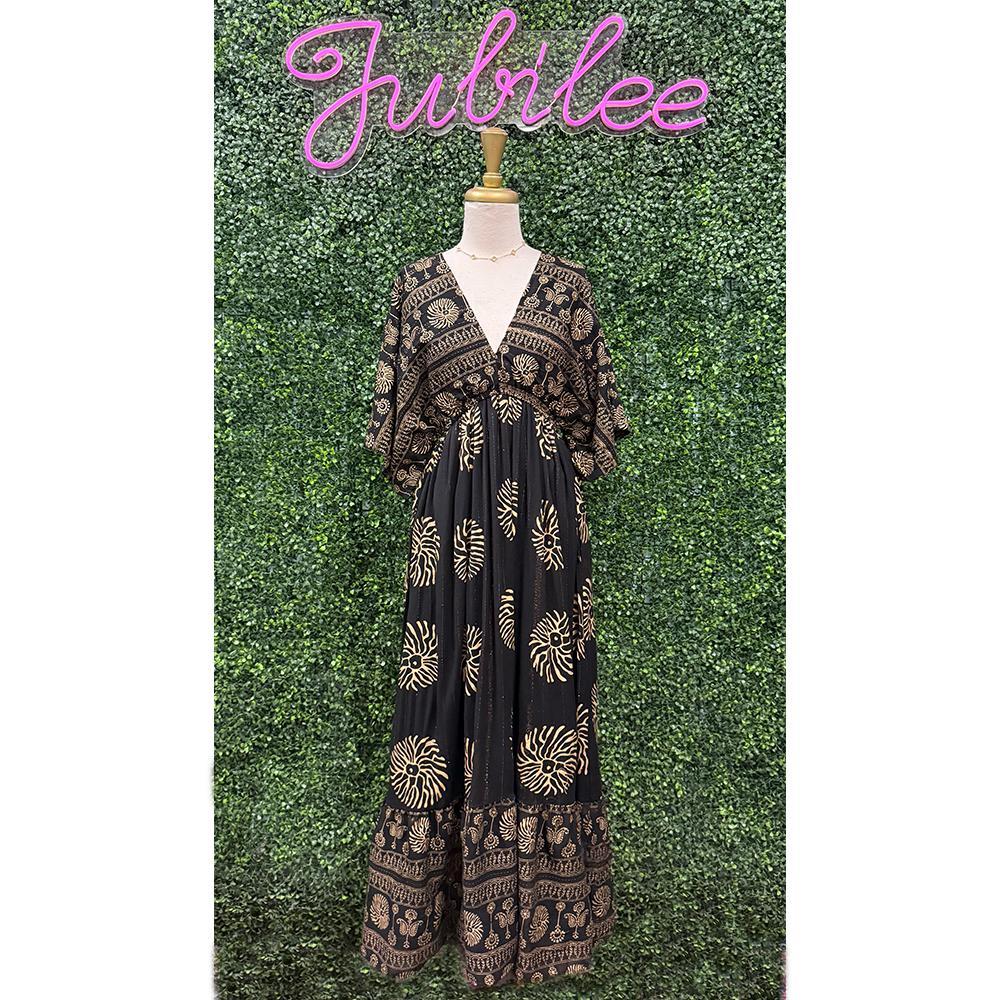 Bobbi Lurex Maxi Dress
