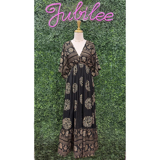 Bobbi Lurex Maxi Dress