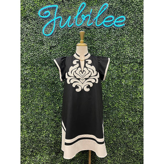 Lydia Linen V-Neck Mini Dress