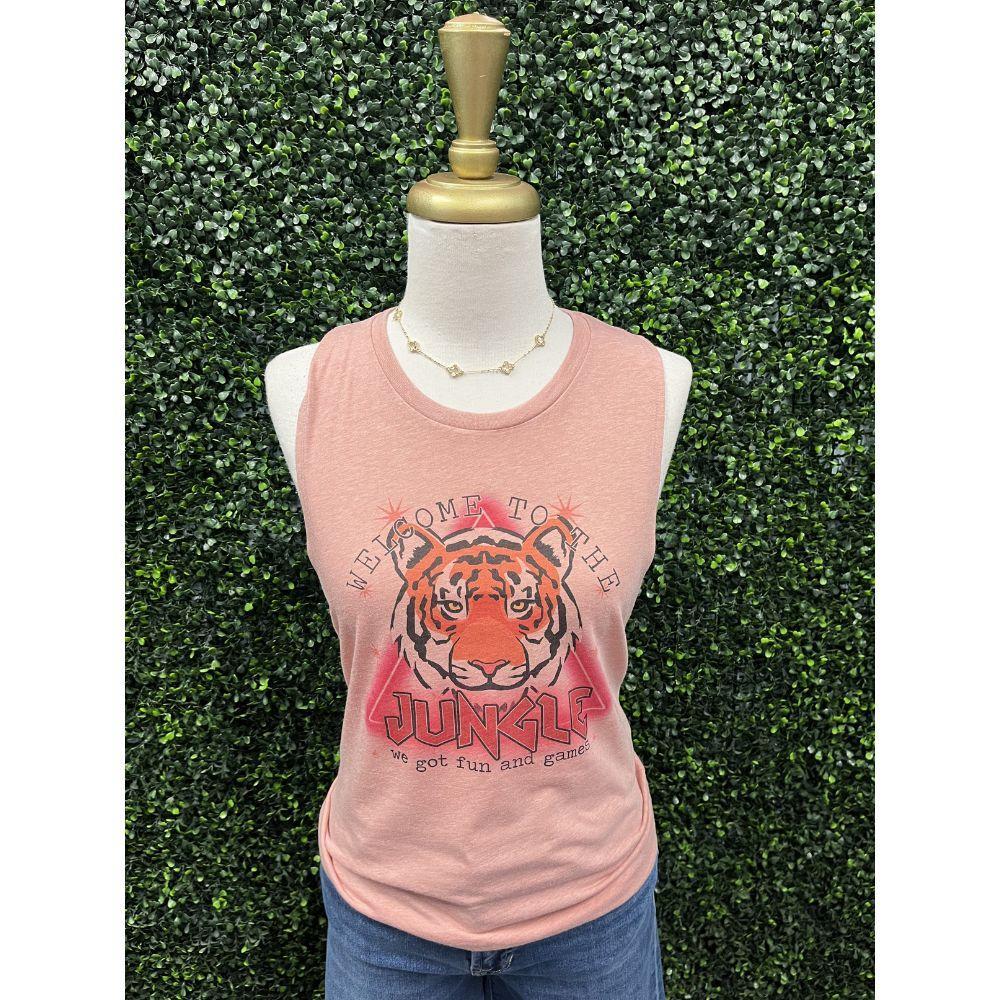 Welcome To The Jungle Retro Tank Tee