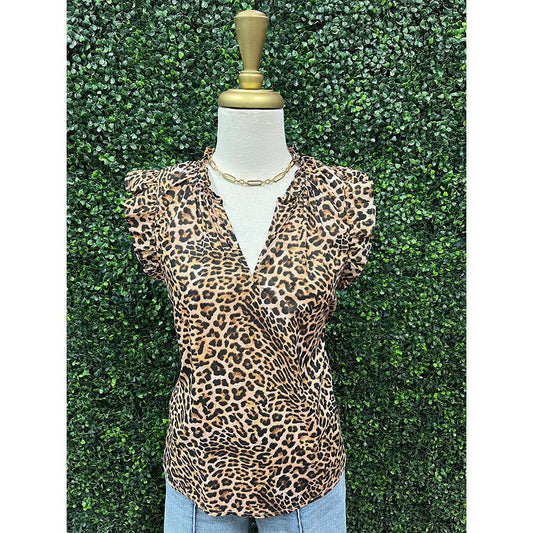 Puja Leopard Top