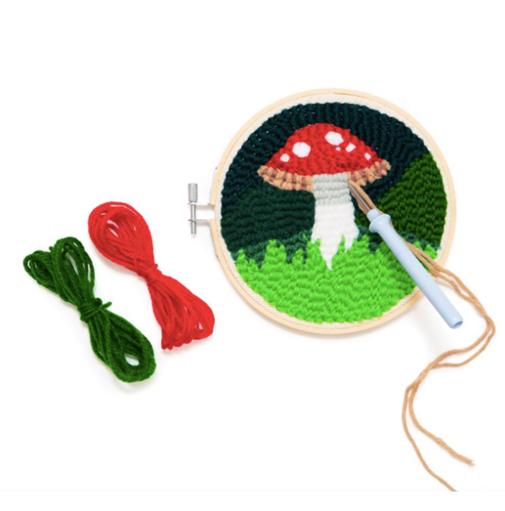 Mushroom Punch Needle Kit