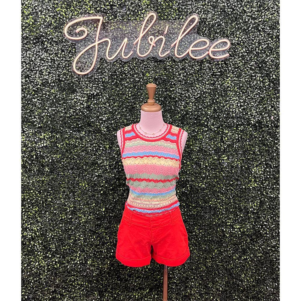 Orange Hampton Zodiac Shorts