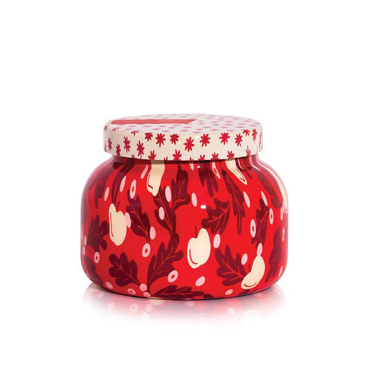 Apple Cider Social Holiday Pattern Candle