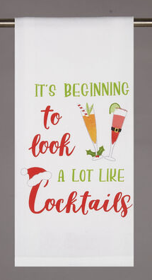 A Lot Like Cocktails Kitchen Towel