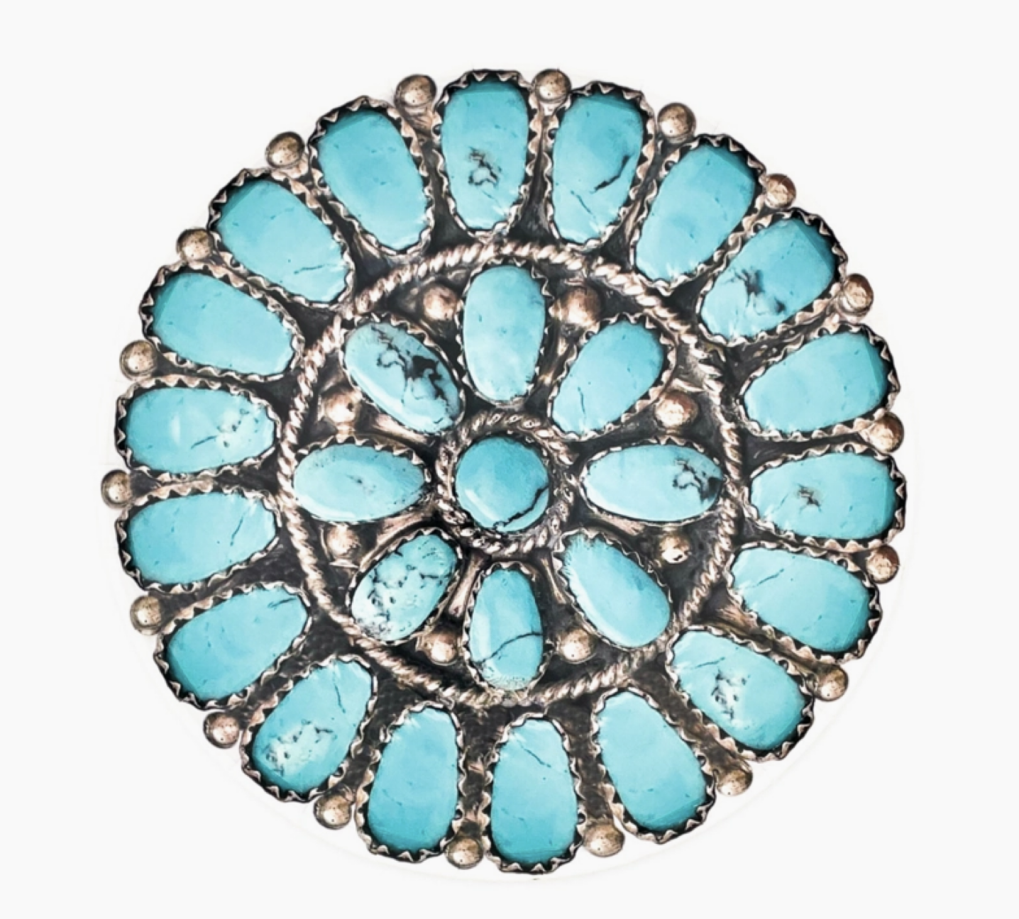 Turquoise Cluster Party Plates