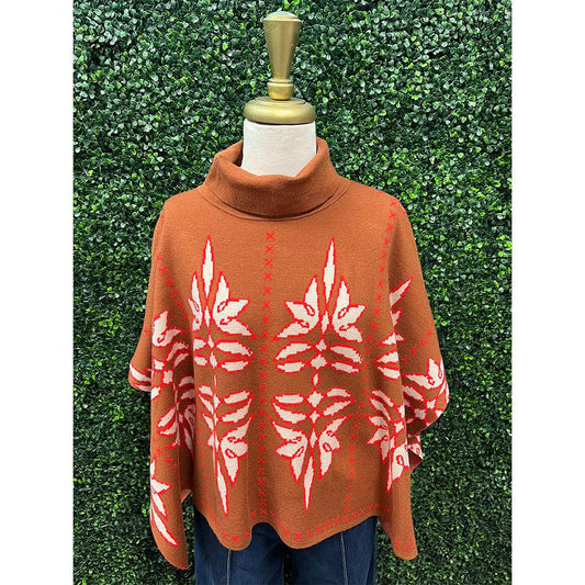 Zila Pattern Poncho