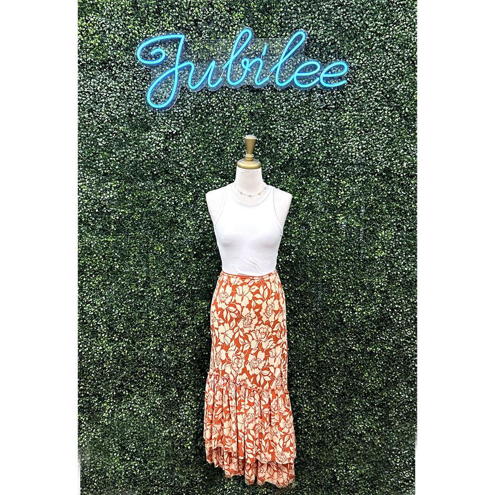 Shavanna Clay Tiered Skirt