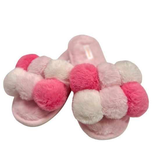 Pink Pom Pom Slipper