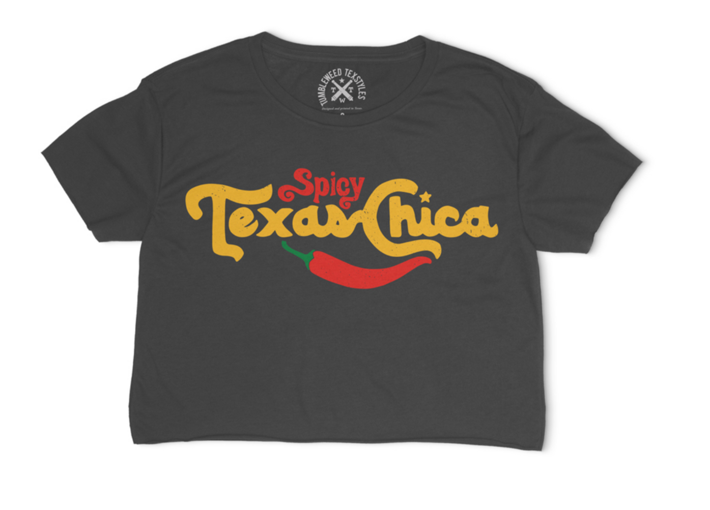 Spicy Texas Chica Cropped Tee