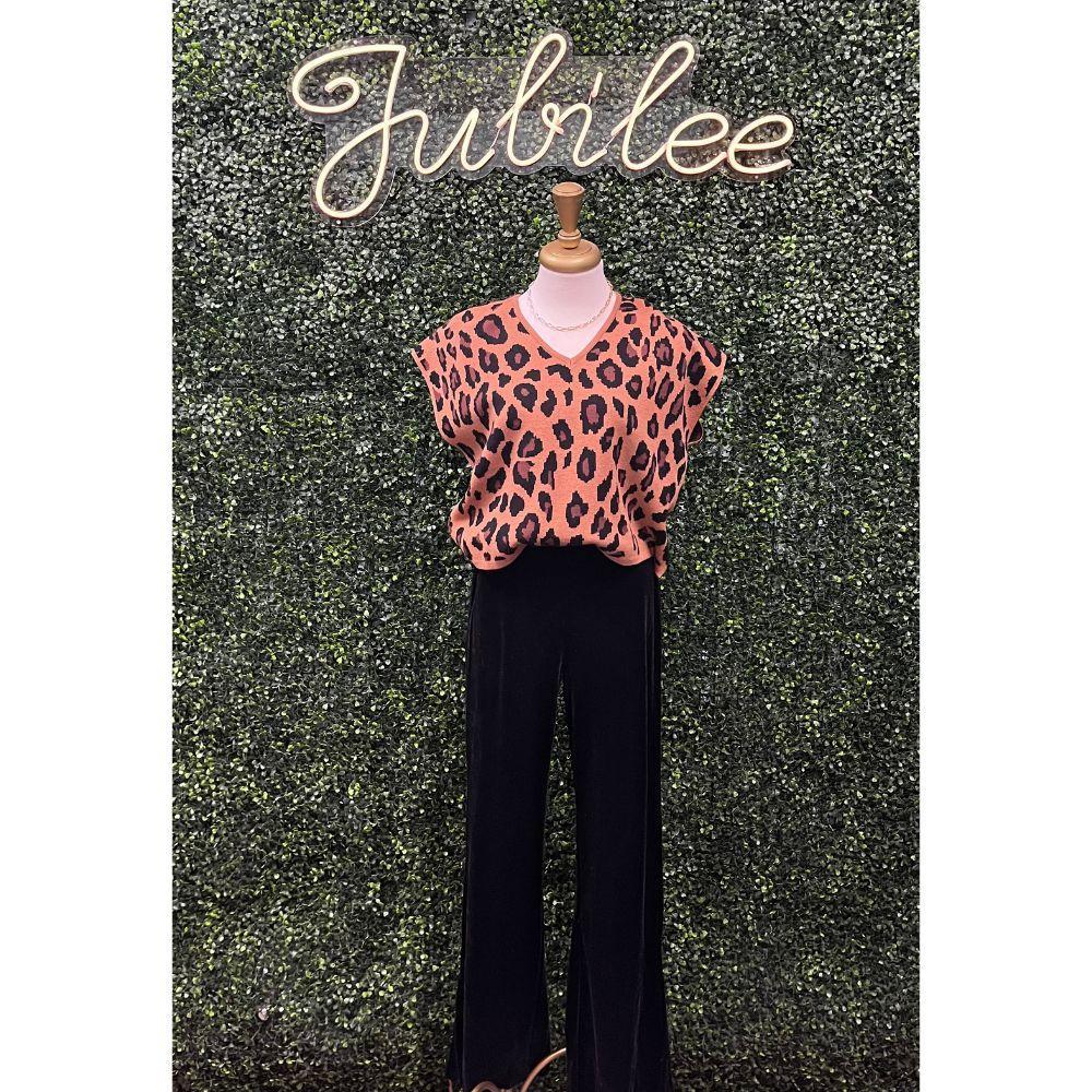 Martie Black Velvet Pants