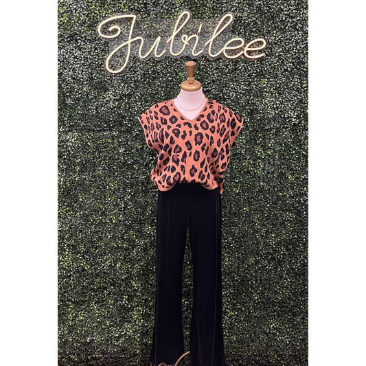 Martie Black Velvet Pants