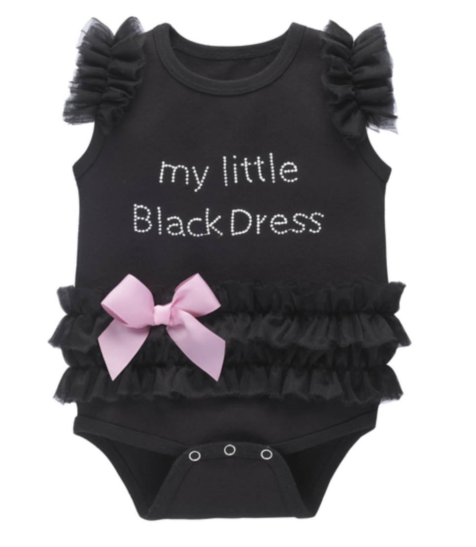 My Little Black Dress Baby Onesie