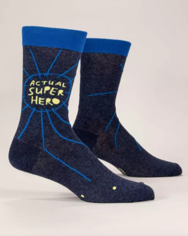 Actual Superhero Men's Socks
