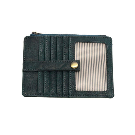 Vivid Deep Teal New Penny Mini Travel Wallet