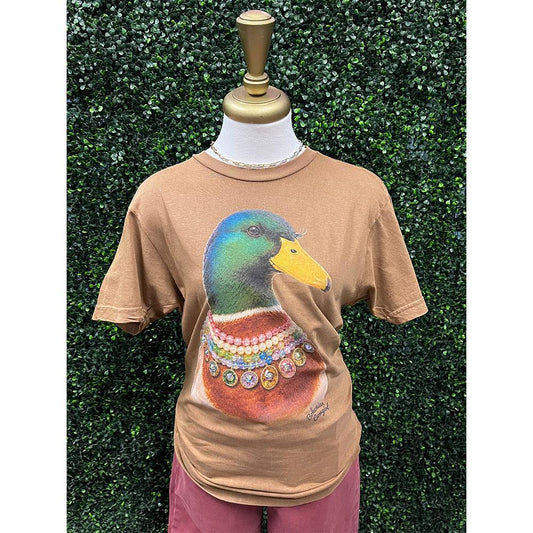 Caramel Duck Washed Tee