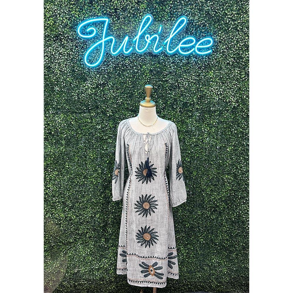 Detra Embroidered Dress