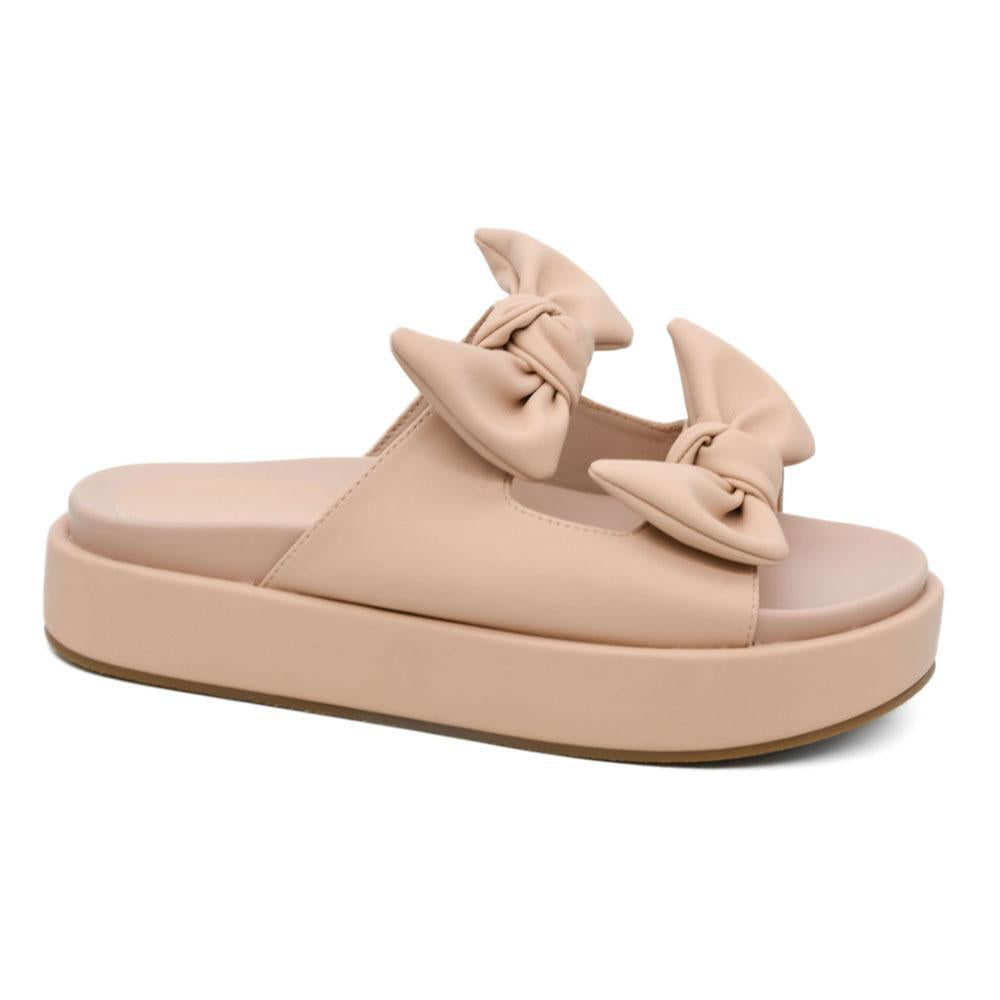 Lil Bit Knotty Nude Chunky Sandals - Corkys