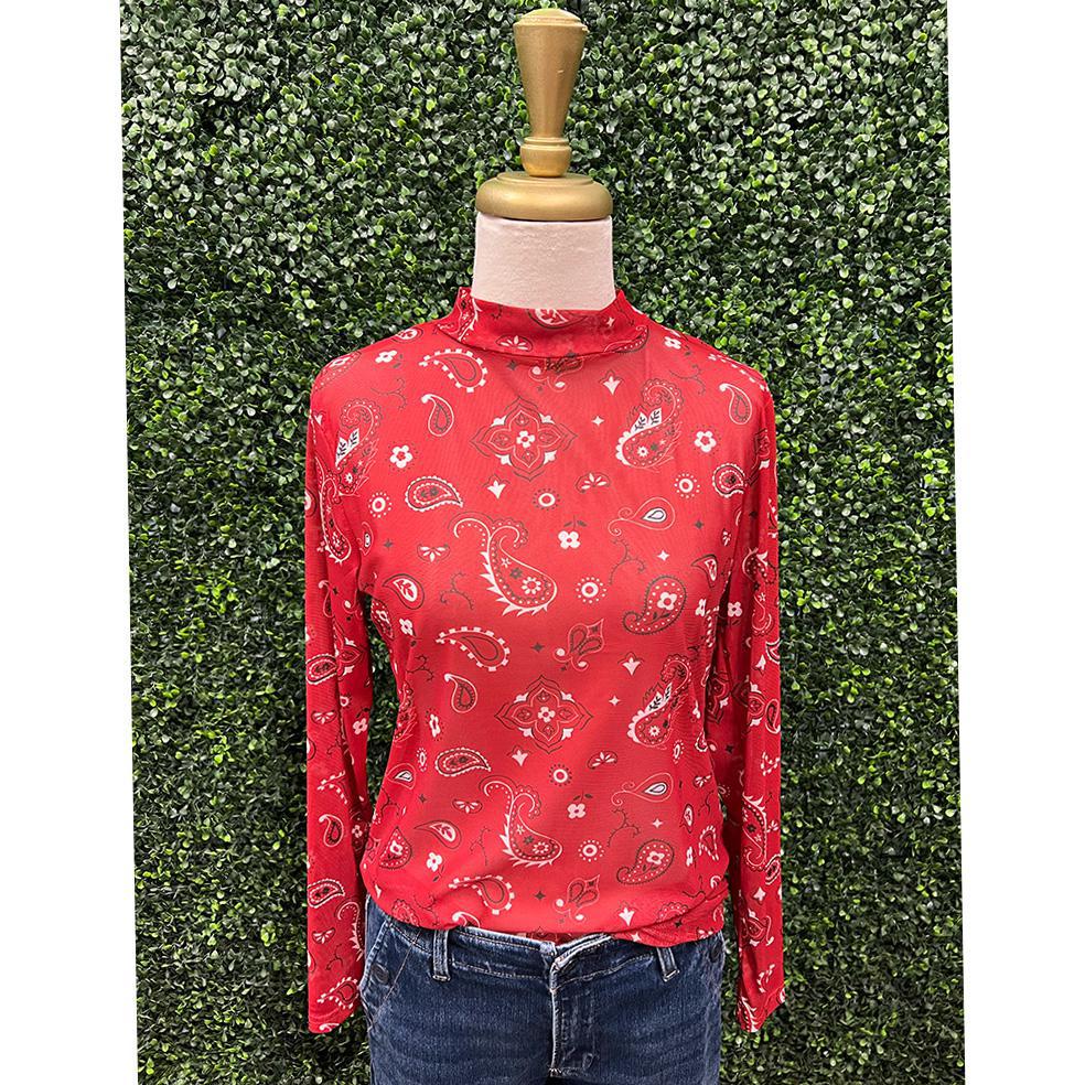 Benny Bandana Babe Mesh Top