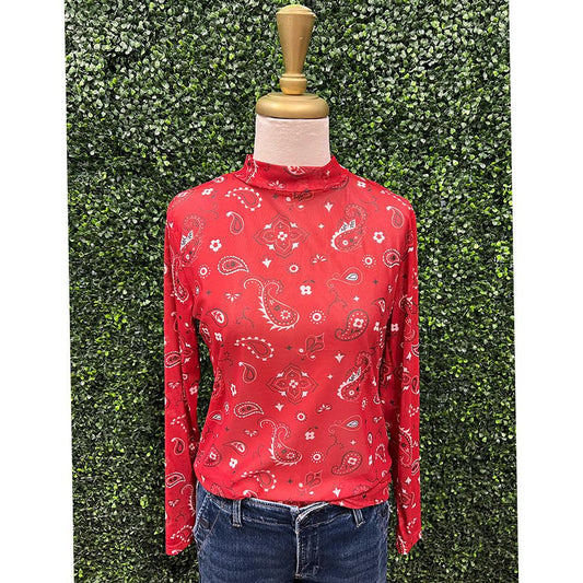 Benny Bandana Babe Mesh Top