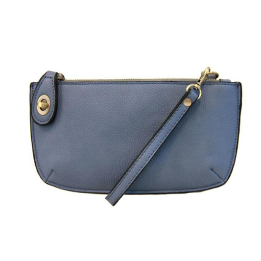 Periwinkle Mini Crossbody Wristlet Clutch