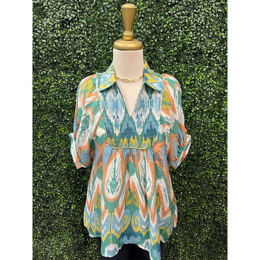 Maeve Smocked Top