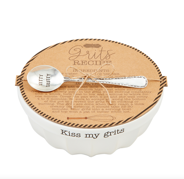 Kiss My Grits Bowl Set