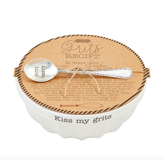 Kiss My Grits Bowl Set